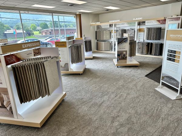 carpet samples flooring showroom in State College, PA